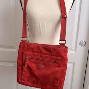 Coach Vibrant Red Crossbody Bag